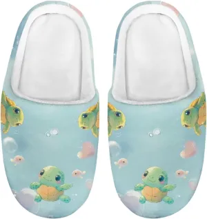 Lotusorchid Girls House Slipper Memory Foam Kids Bedroom Slipper Non Slip Closed Toe Sleep Slipper for Boys Bedroom Slipper with Rubber Sole