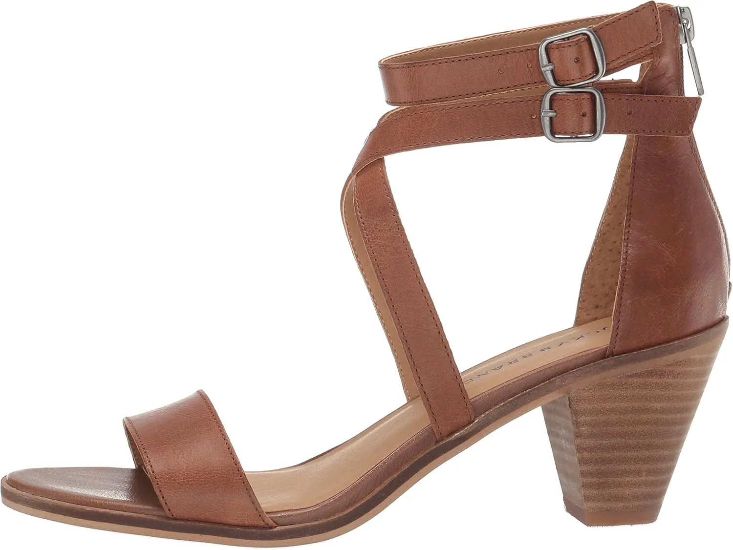 Lucky Brand Women's Ressia Ankle Strap Sandal Heeled