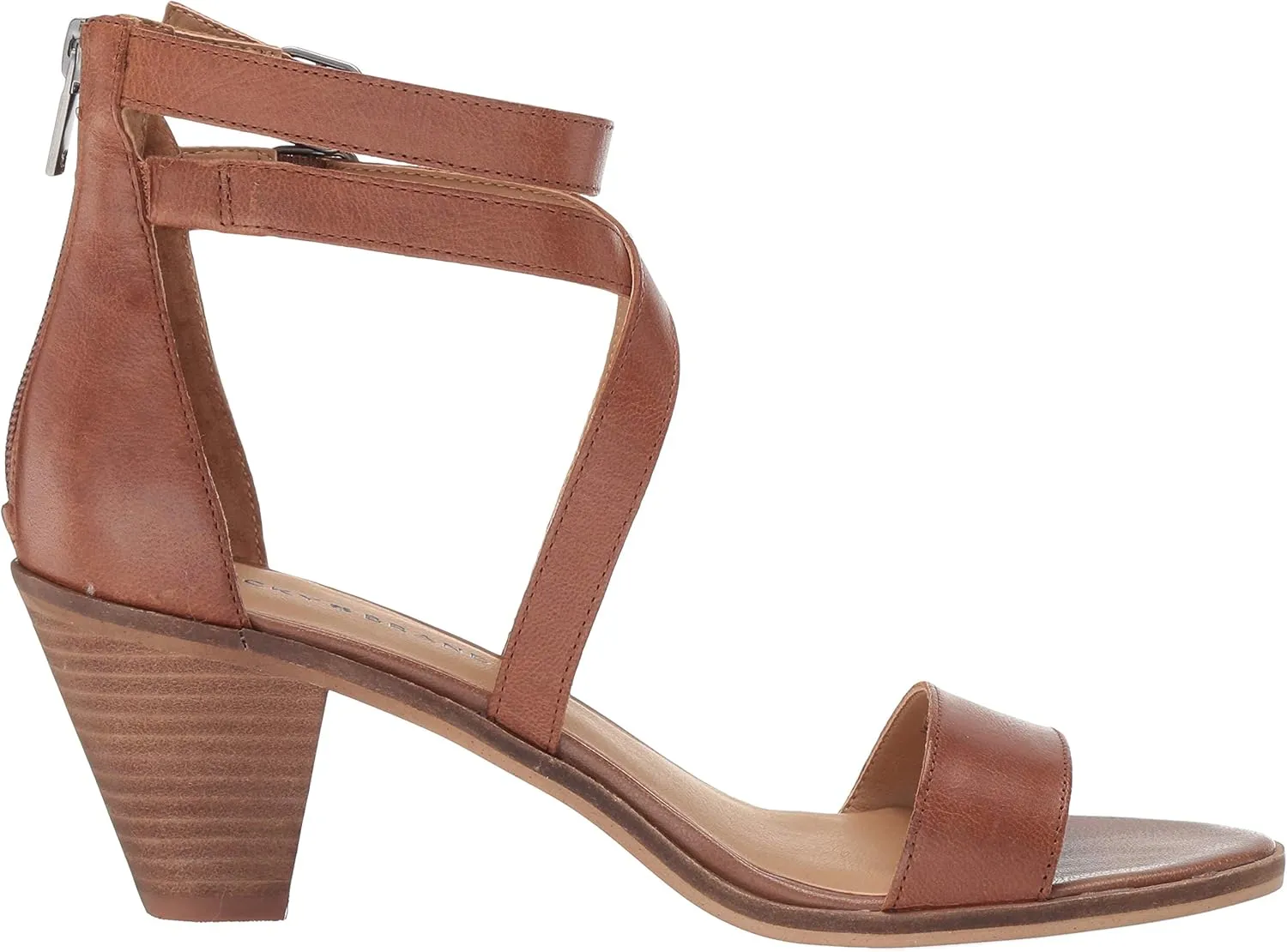 Lucky Brand Women's Ressia Ankle Strap Sandal Heeled
