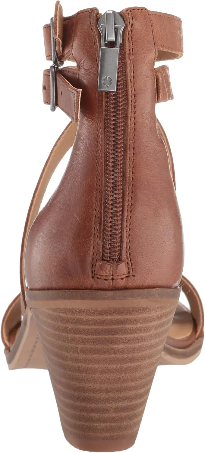 Lucky Brand Women's Ressia Ankle Strap Sandal Heeled