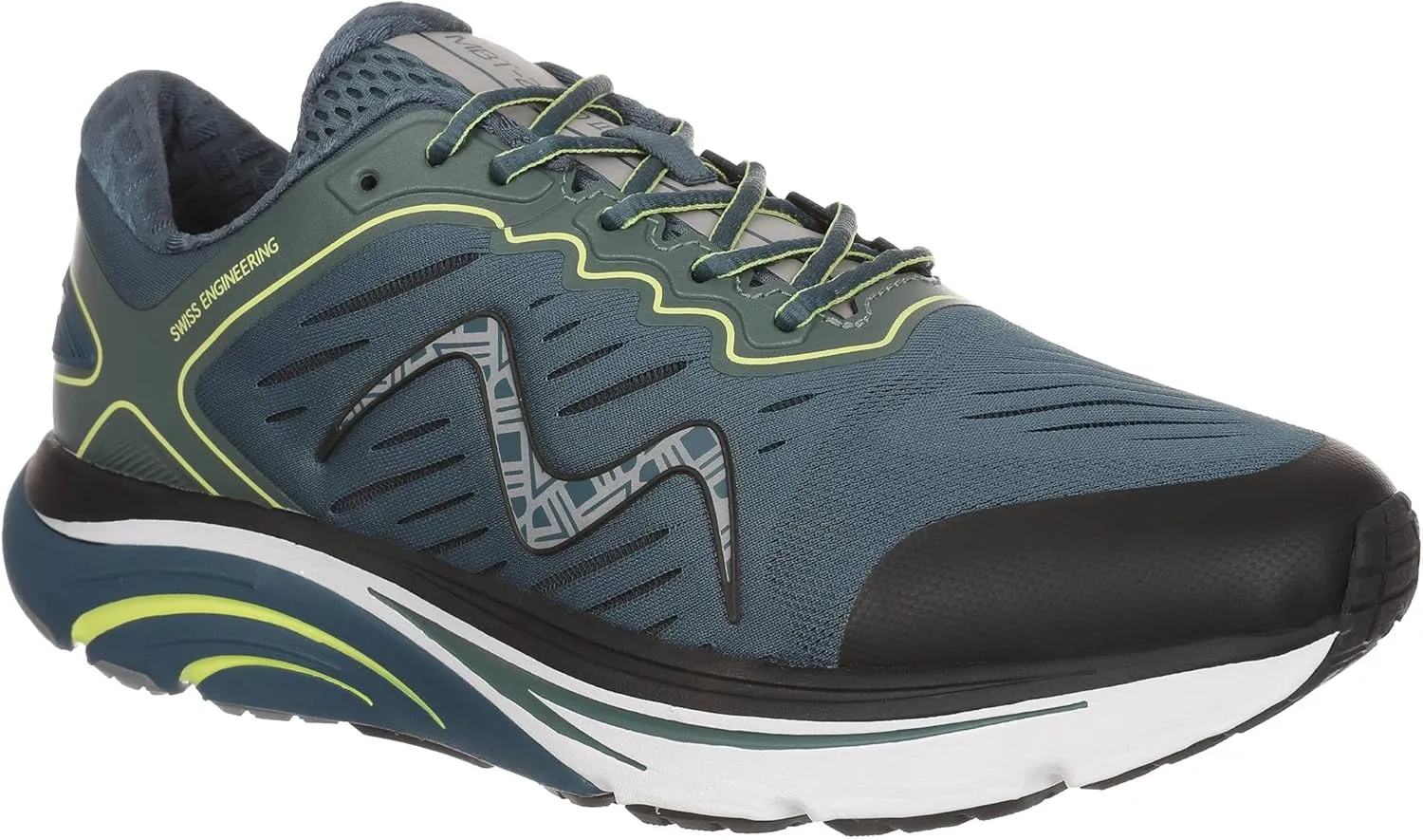 MBT Mens 2000 II Leather Textile Trainers
