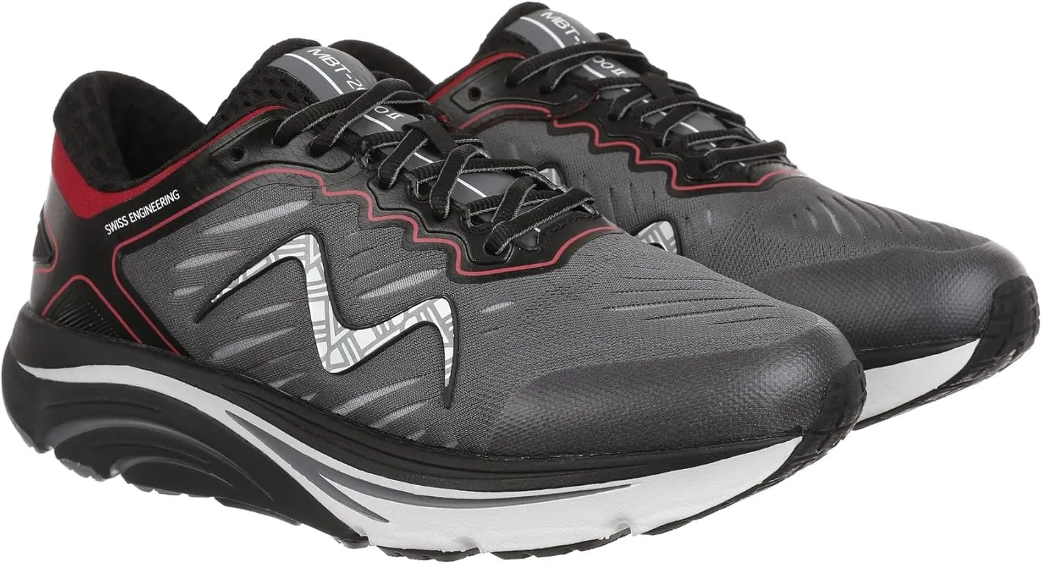MBT Mens 2000 II Leather Textile Trainers