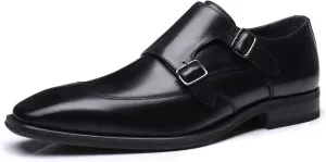 Men Dress Shoes Lace Up Oxford Classic Plain Toe Modern Formal Leather Shoes for Men