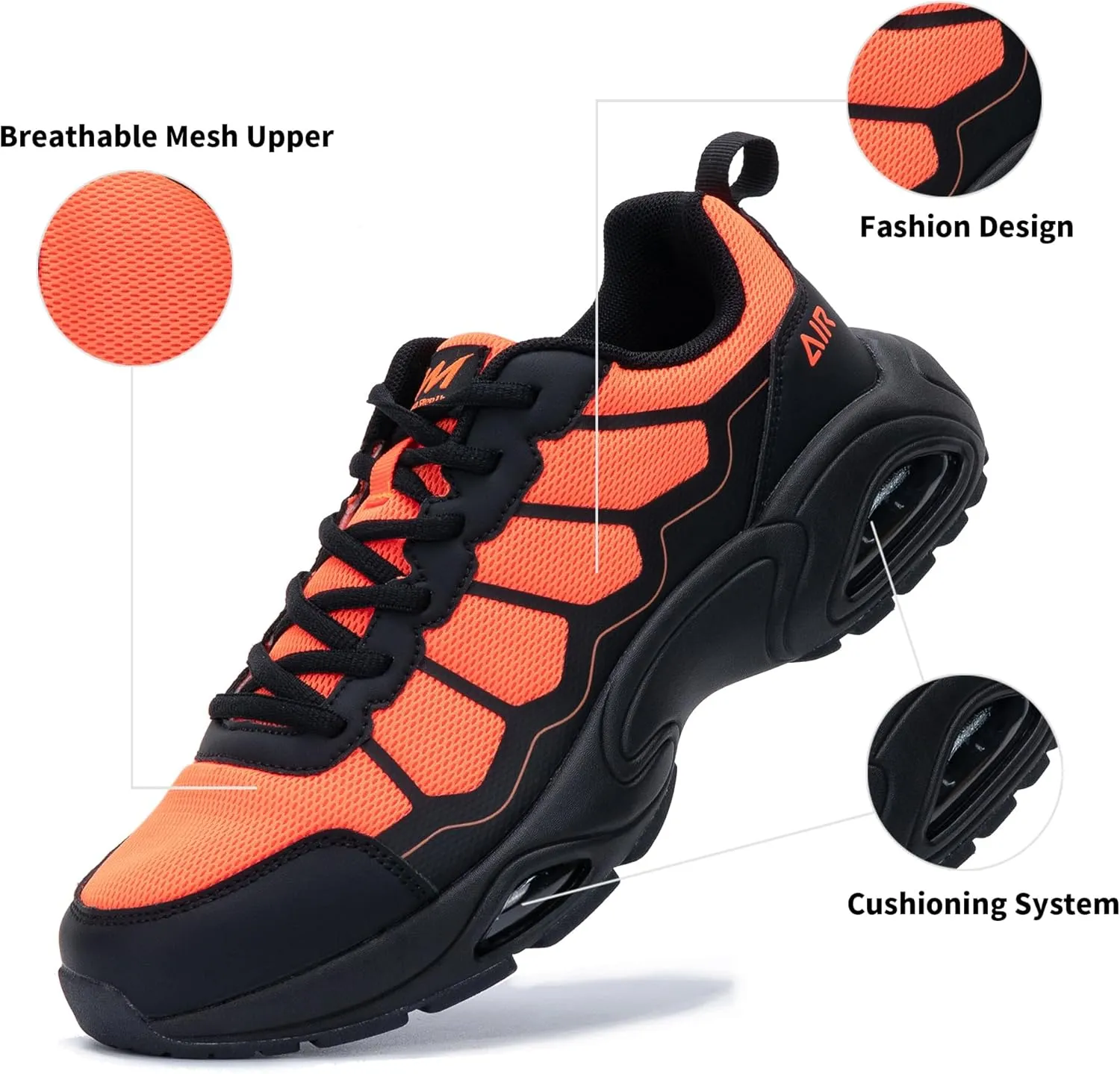 Mens Air Running Shoes Tennis Athletic Walking Sneakers Fashion Workout Gym Shoes