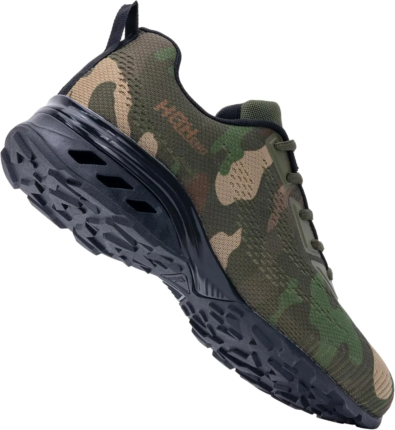 Mens Camo Shoes Fashion Sneakers | Tennis Walking Shoes | Trail Running Shoes for Men | SNAXE 1.0 Non-Slip Gym Jogging Road Running Shoes | Cross-Training Athletic Workout Outdoor Size US 7-12