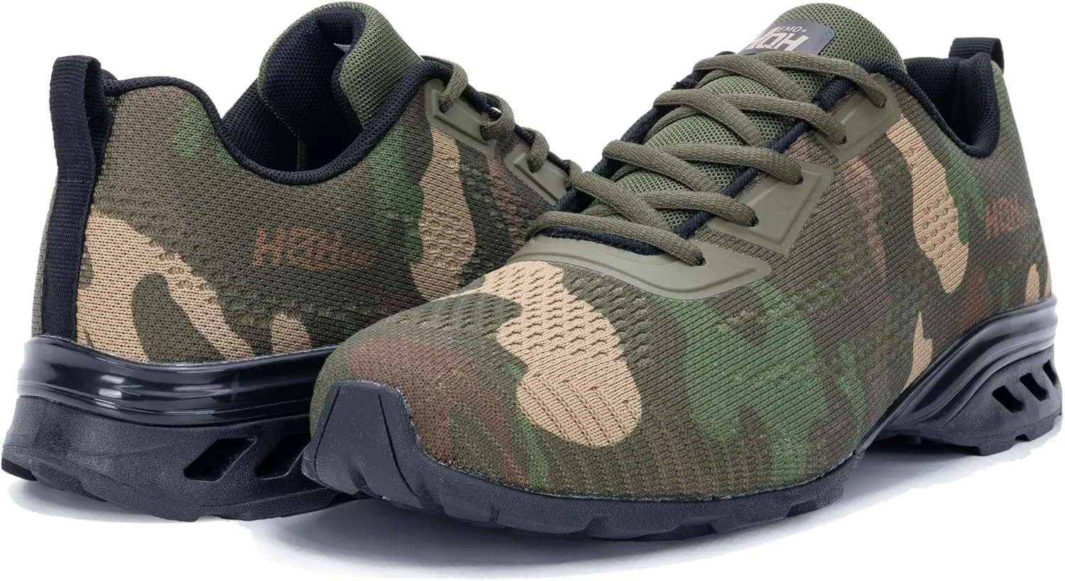 Mens Camo Shoes Fashion Sneakers | Tennis Walking Shoes | Trail Running Shoes for Men | SNAXE 1.0 Non-Slip Gym Jogging Road Running Shoes | Cross-Training Athletic Workout Outdoor Size US 7-12