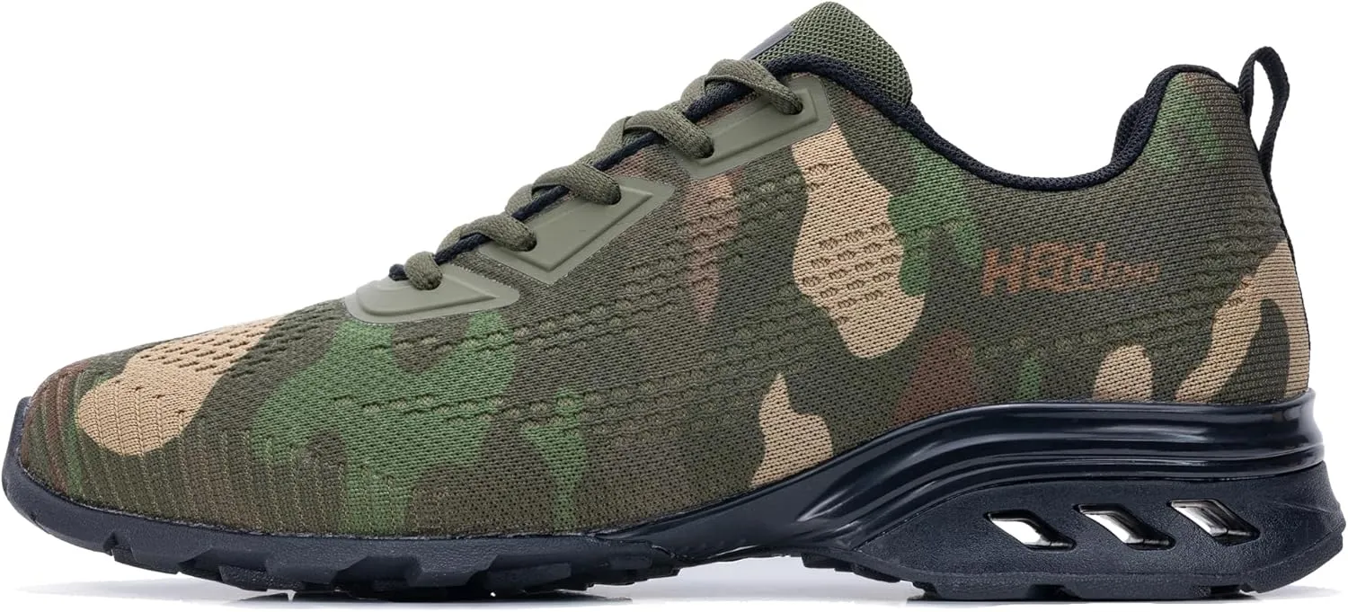 Mens Camo Shoes Fashion Sneakers | Tennis Walking Shoes | Trail Running Shoes for Men | SNAXE 1.0 Non-Slip Gym Jogging Road Running Shoes | Cross-Training Athletic Workout Outdoor Size US 7-12
