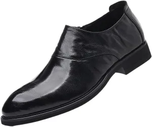 Mens Derby Shoes Modern Business Wingtip Lace Up Dress Shoes Fashion Men’s Dress Oxford Formal Shoes Leather Business Shoes(7)