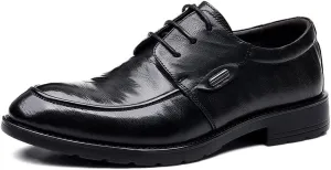 Men’s Dress Loafer Shoes Pointed Toe Classic Oxfords Shoes Formal Business Wedding Derby Shoes for Men