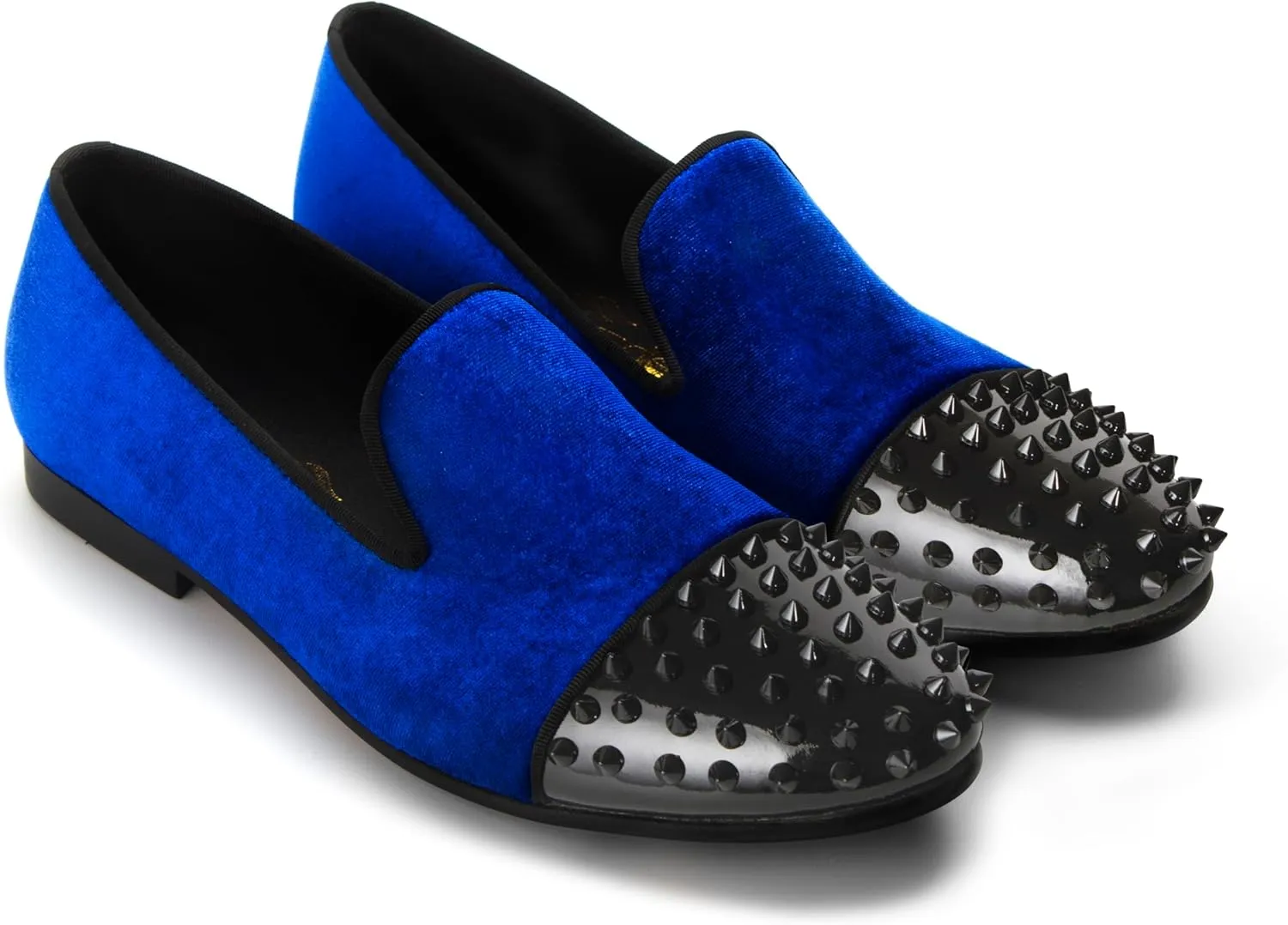 Mens Dress Shoes for Wedding Slip On Formal Velvet Loafers