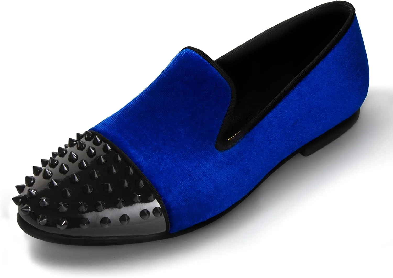 Mens Dress Shoes for Wedding Slip On Formal Velvet Loafers