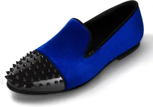 Mens Dress Shoes for Wedding Slip On Formal Velvet Loafers