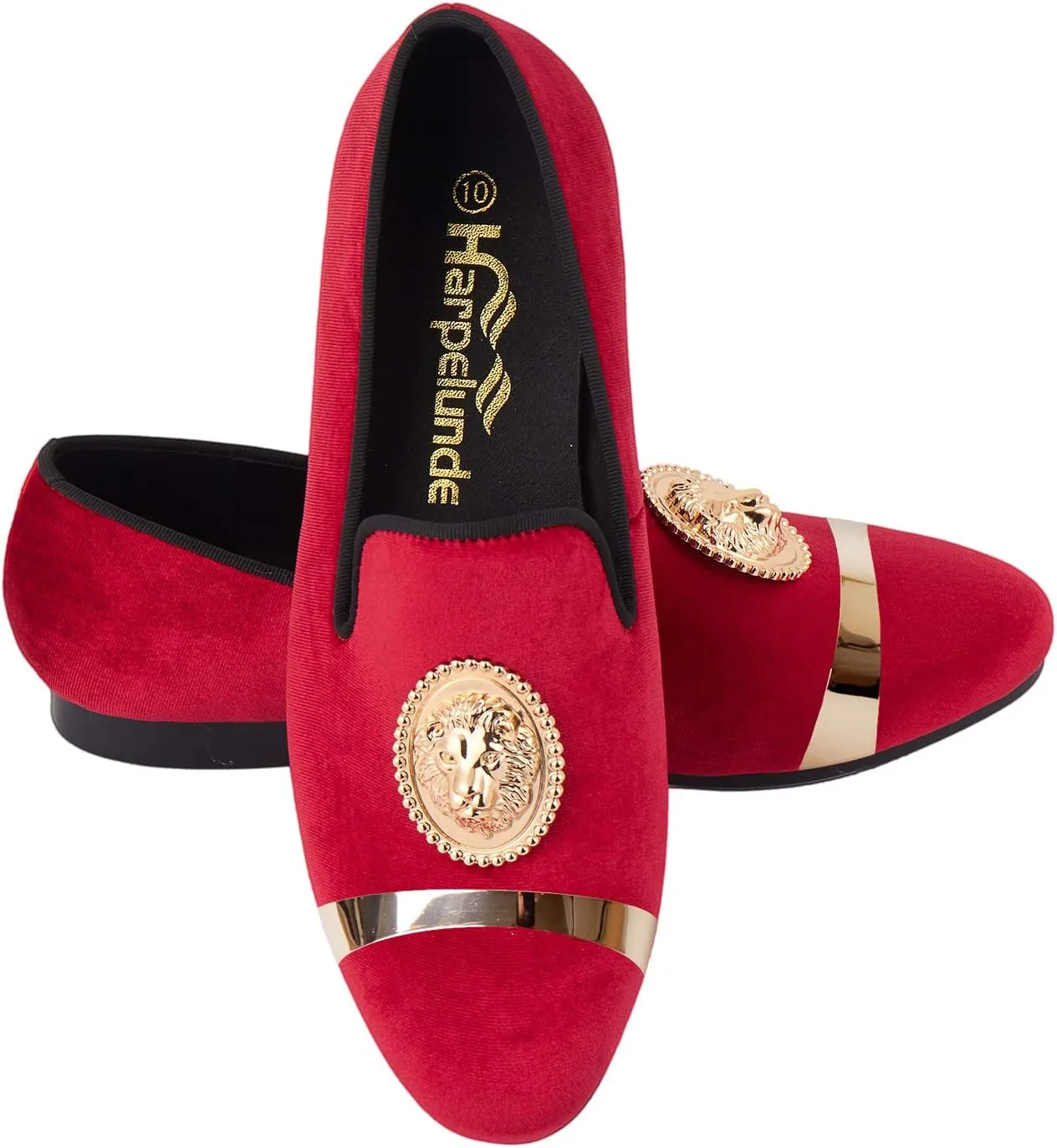 Mens Dress Shoes for Wedding Slip On Formal Velvet Loafers
