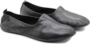 Mens Indoor Leather Slippers Traditional Babouche House Shoes Barefoot Moccasin