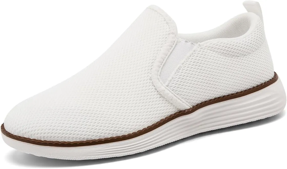 Mens Loafers Slip on Boat Shoes Non Slip Walking Sports Fashion Driving Casual Office Shoes Gym Lightweight Comfortable Sneakers
