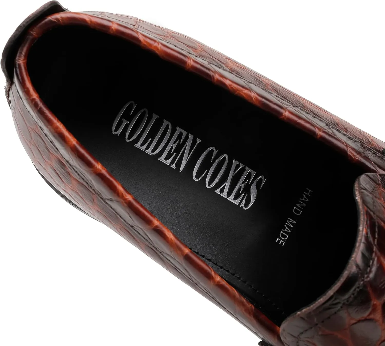 Mens Luxury Leather Penny Loafer, Fashion Comfort Dress Shoes Classical Handmade Slip on Loafer Shoes for Men