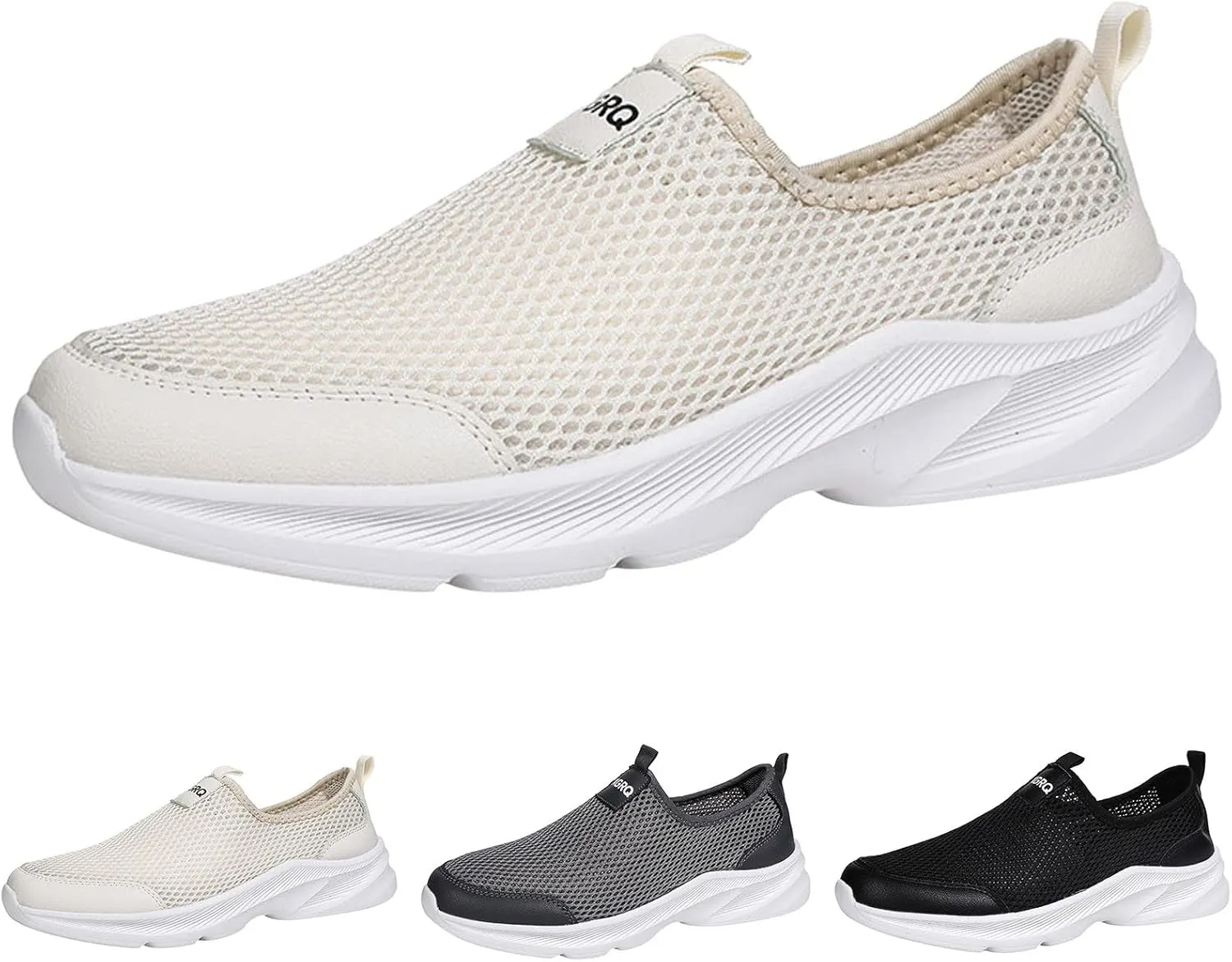 Mens Minimalist Shoes Simple Solid Color Slip-on Loafers Non Slip Recovery Shoes Lightweight Sneaker Guards Air 1 Men