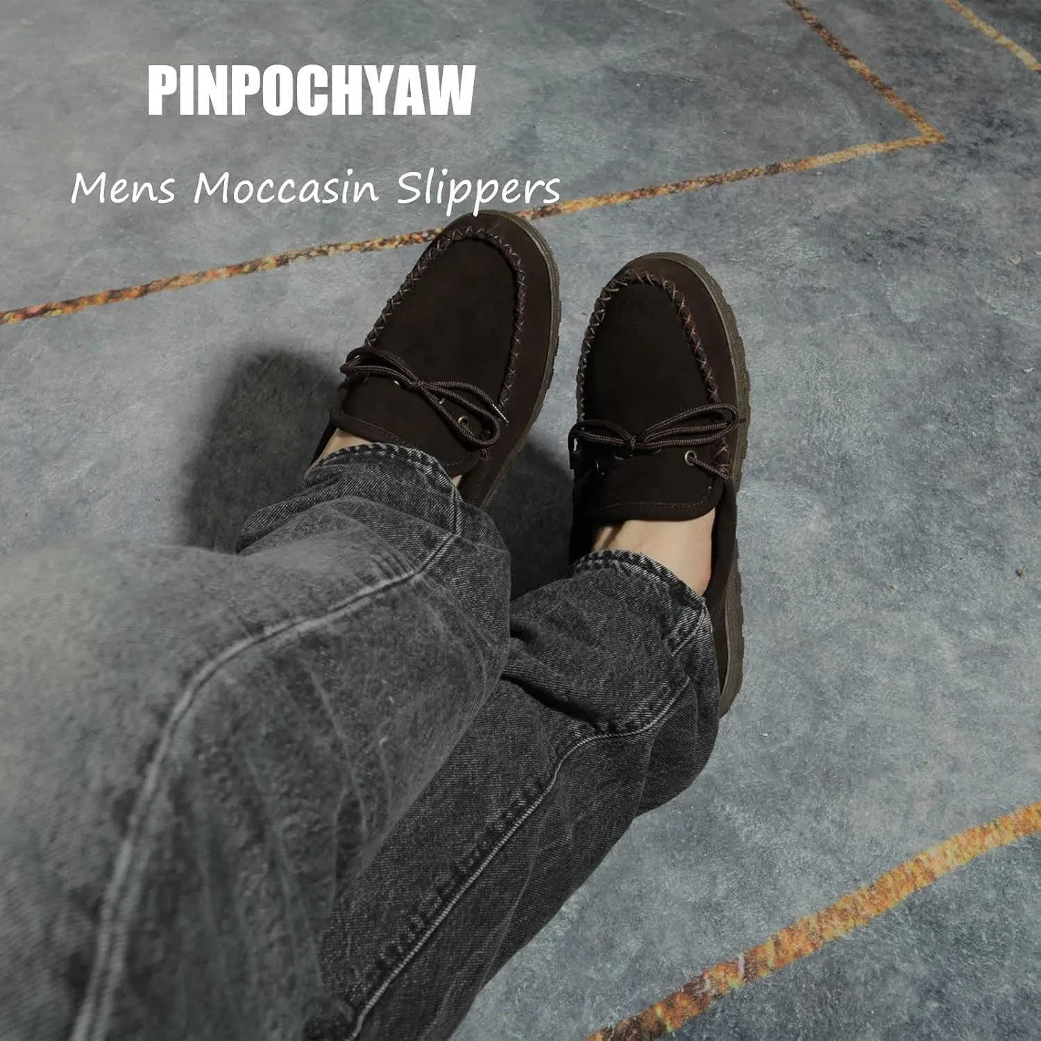 Men's Sheepskin Moccasin Indoor/Outdoor Slippers
