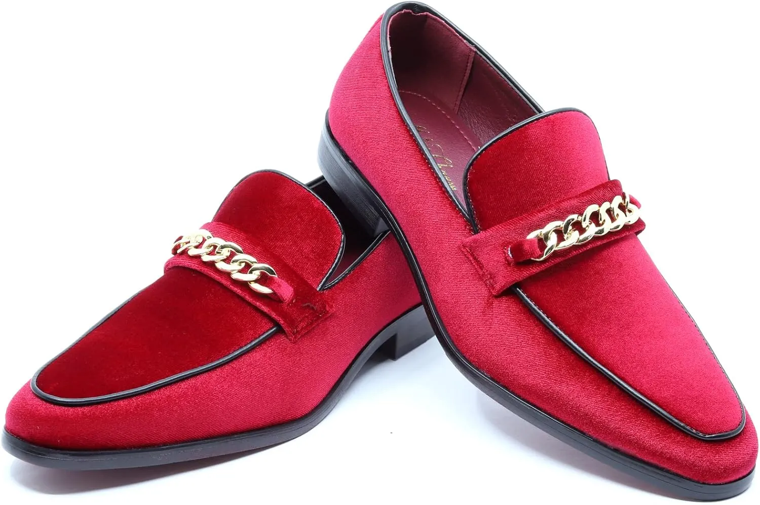 Men's Vintage Velvet Designer Classic Dress Tuxedo Smoking Slipper Loafer Slip On Shoes Arthur-02