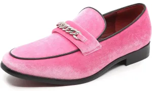 Men's Vintage Velvet Designer Classic Dress Tuxedo Smoking Slipper Loafer Slip On Shoes Arthur-02