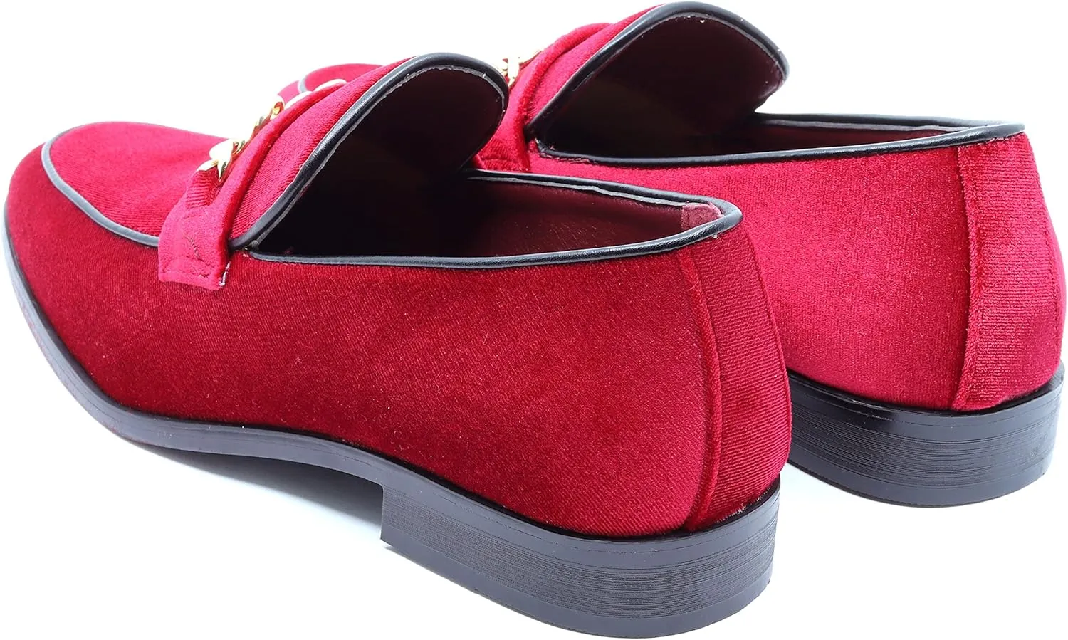 Men's Vintage Velvet Designer Classic Dress Tuxedo Smoking Slipper Loafer Slip On Shoes Arthur-02