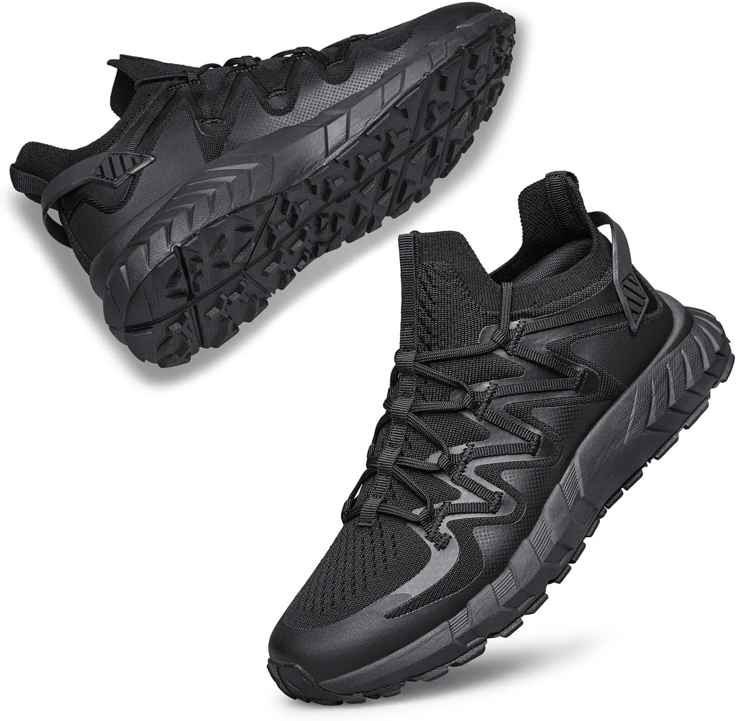 Men's Walking Shoes Hands Free Slip On Sneaker Strap Running Tennis Shoes for Flat Feet Plantar Fasciitis Workout Shoes