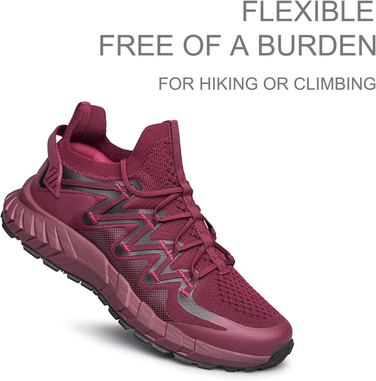 Men's Walking Shoes Hands Free Slip On Sneaker Strap Running Tennis Shoes for Flat Feet Plantar Fasciitis Workout Shoes