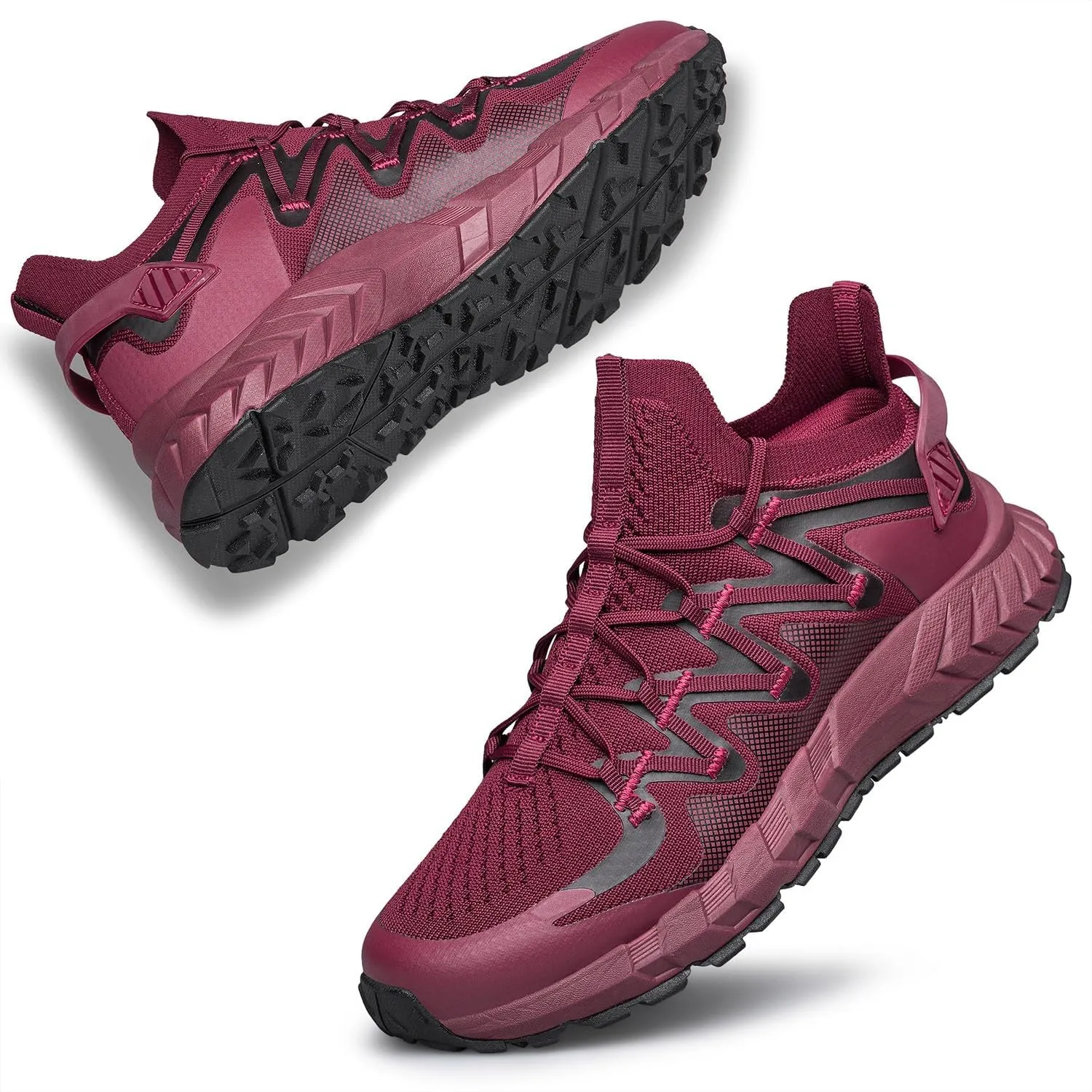 Men's Walking Shoes Hands Free Slip On Sneaker Strap Running Tennis Shoes for Flat Feet Plantar Fasciitis Workout Shoes