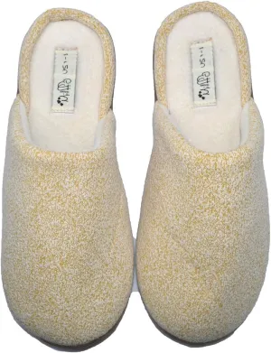 Millffy Womens Comfy Fluffy Memory Foam Slippers Soft Cable Knit Scuff Outdoor Anti-Skid Rubber Sole Slippers