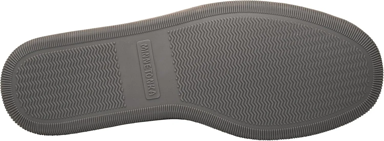 Minnetonka Men's Pile Lined Hardsole Slipper