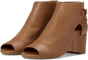 MOOMMO Women Open Toe Booties Sandals Heeled Cutout Peep Toe Summer Ankle Bootie Chunky Block Mid Heel Back Zipper Hollowed Dress Sandal Shoes 2.5" Heels Retro Elegant Office Party Comfort 4-11 M US