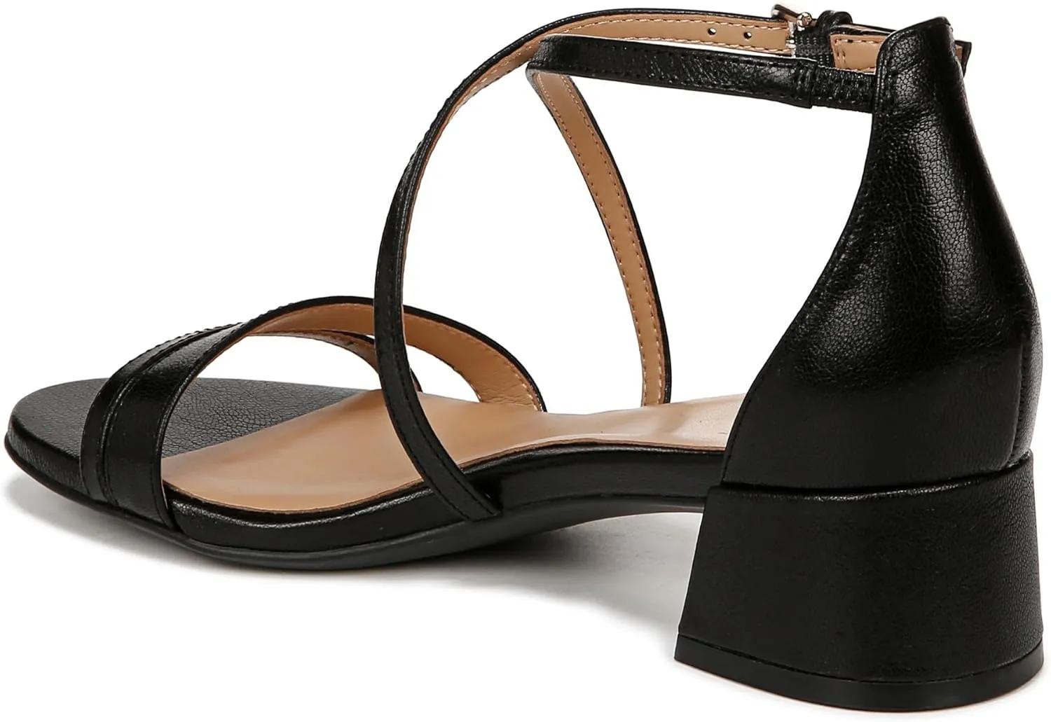Naturalizer Women's June Strappy Low Block Heel Dress Sandal