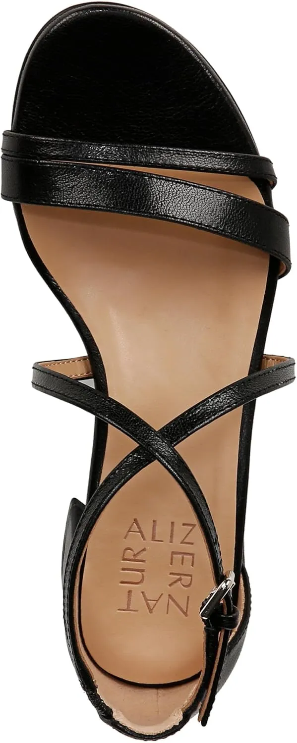 Naturalizer Women's June Strappy Low Block Heel Dress Sandal