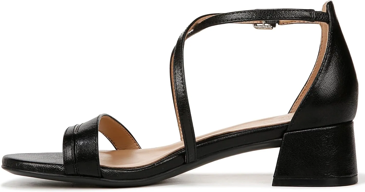 Naturalizer Women's June Strappy Low Block Heel Dress Sandal
