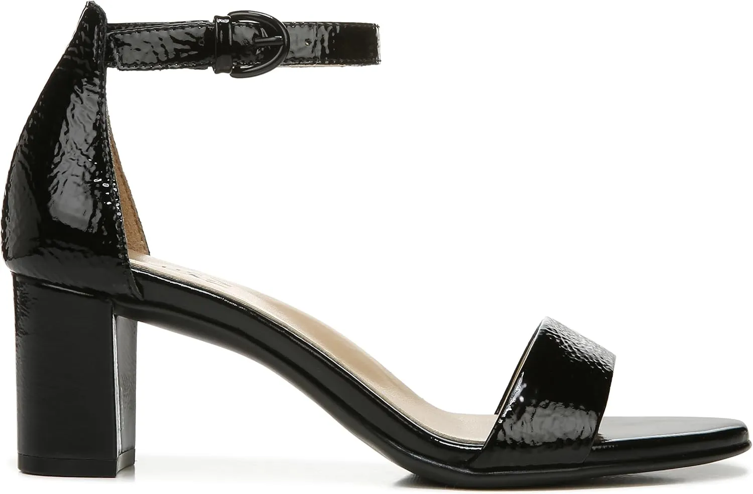 Naturalizer Women's Vera Ankle Strap Block Heel Dress Sandal