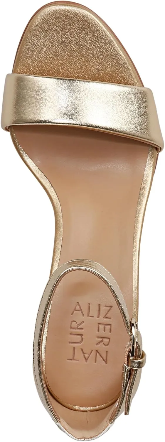 Naturalizer Women's Vera Ankle Strap Block Heel Dress Sandal