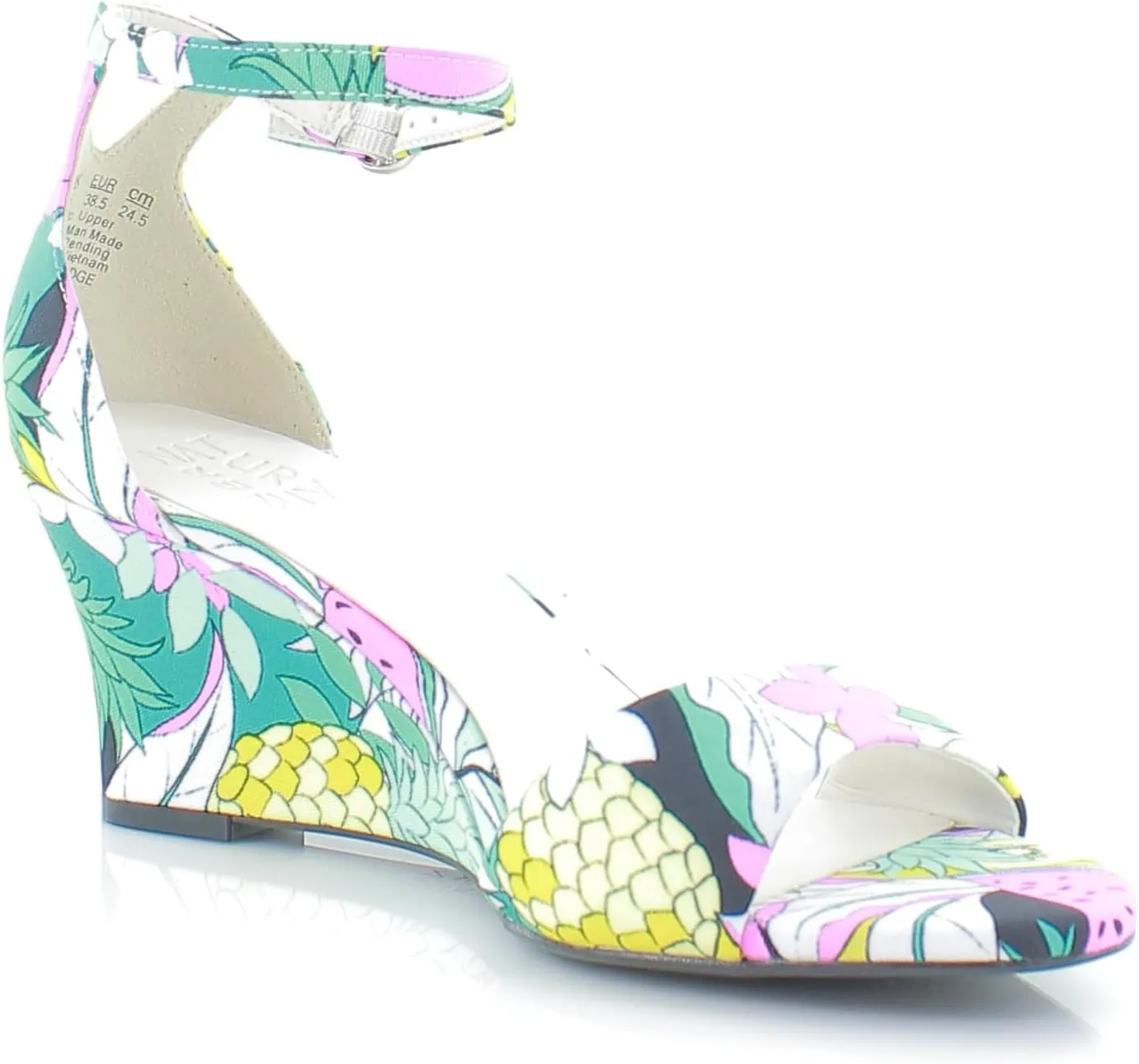 Naturalizer Women's Vera Wedge Ankle Strap Sandal