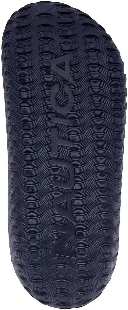 Nautica Men's Clogs - Athletic Sports Sandal - Slip-On with Adjustable Back Strap - (Water Shoes/Fuzzy Slippers) River Edge