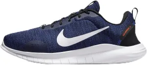 Nike Flex Experience Run 12 Men's Road Running Shoes (Extra Wide) (DV0744-401, Astronomy Blue/Black/Hyper Crimson) Size 13