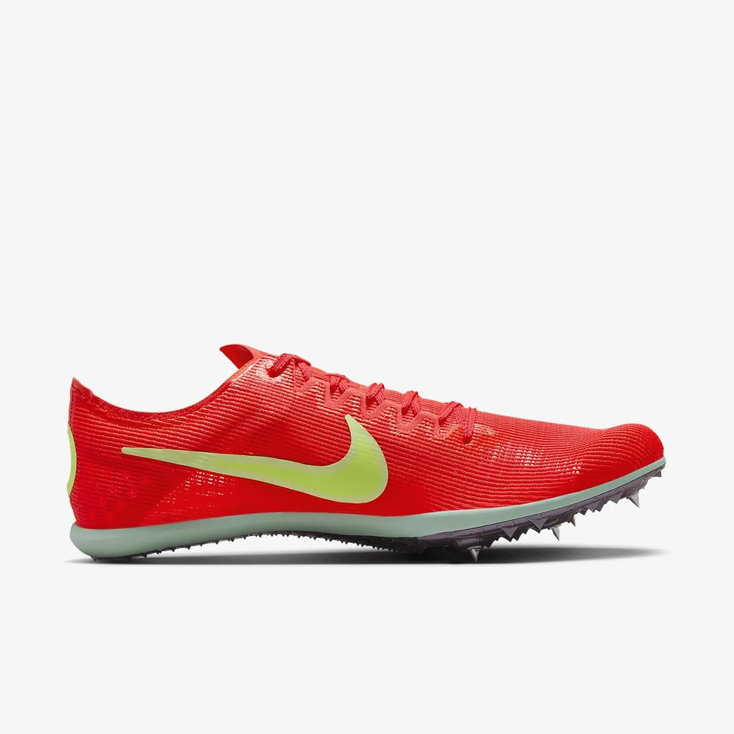 Nike Zoom Mamba 6 Track & Field Distance Spikes, 4.5, White/Black