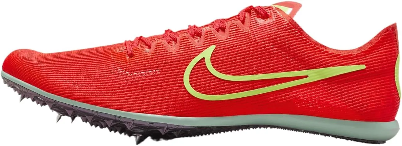 Nike Zoom Mamba 6 Track & Field Distance Spikes, 4.5, White/Black