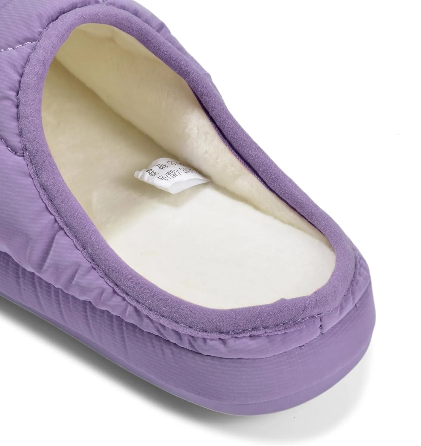 Non Slip House Slipper, Goose Down Fuzzy Memory Foam Slippers, Winter Warm Indoor Shoes for Women and Men