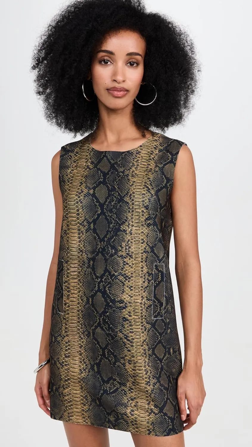 Norma Kamali Women's Sleeveless Tailored Mini Dress