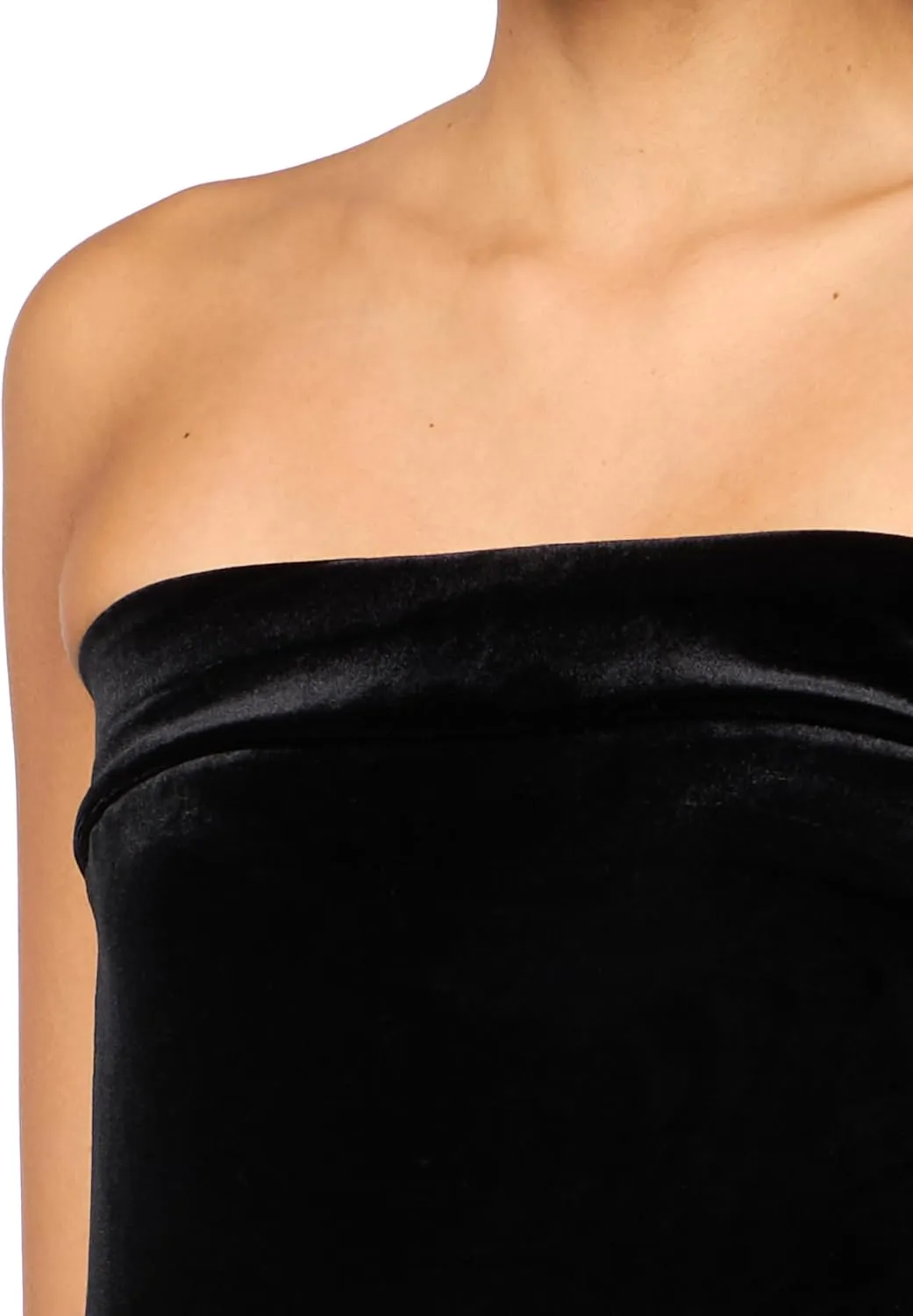 Norma Kamali Women's Strapless Tailored Side Slit Gown