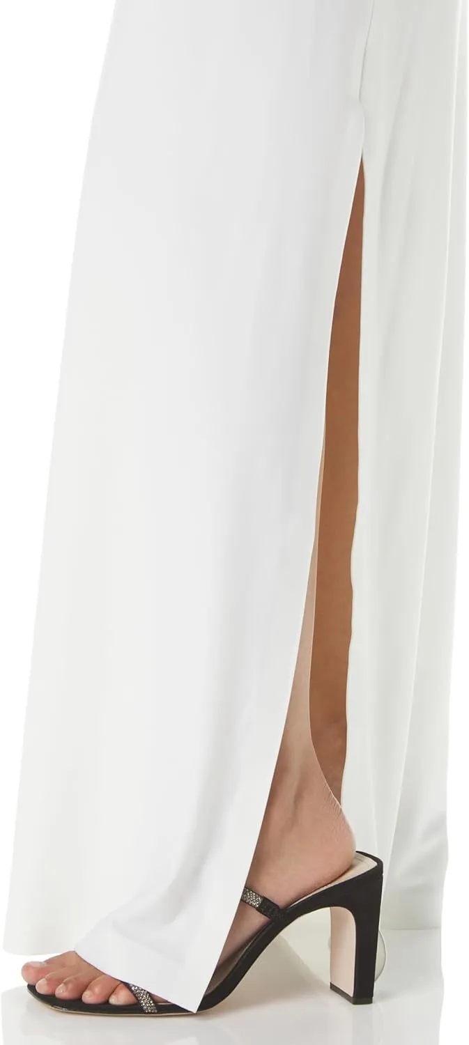 Norma Kamali Women's Strapless Tailored Side Slit Gown