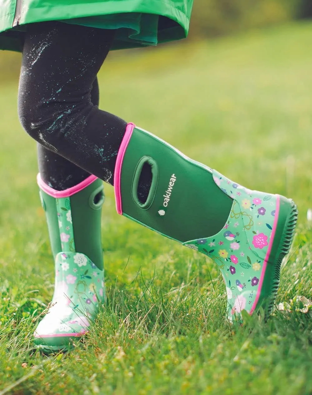 OAKI Kid's Neoprene Rain Boots, Snow Boots, Muck Boots