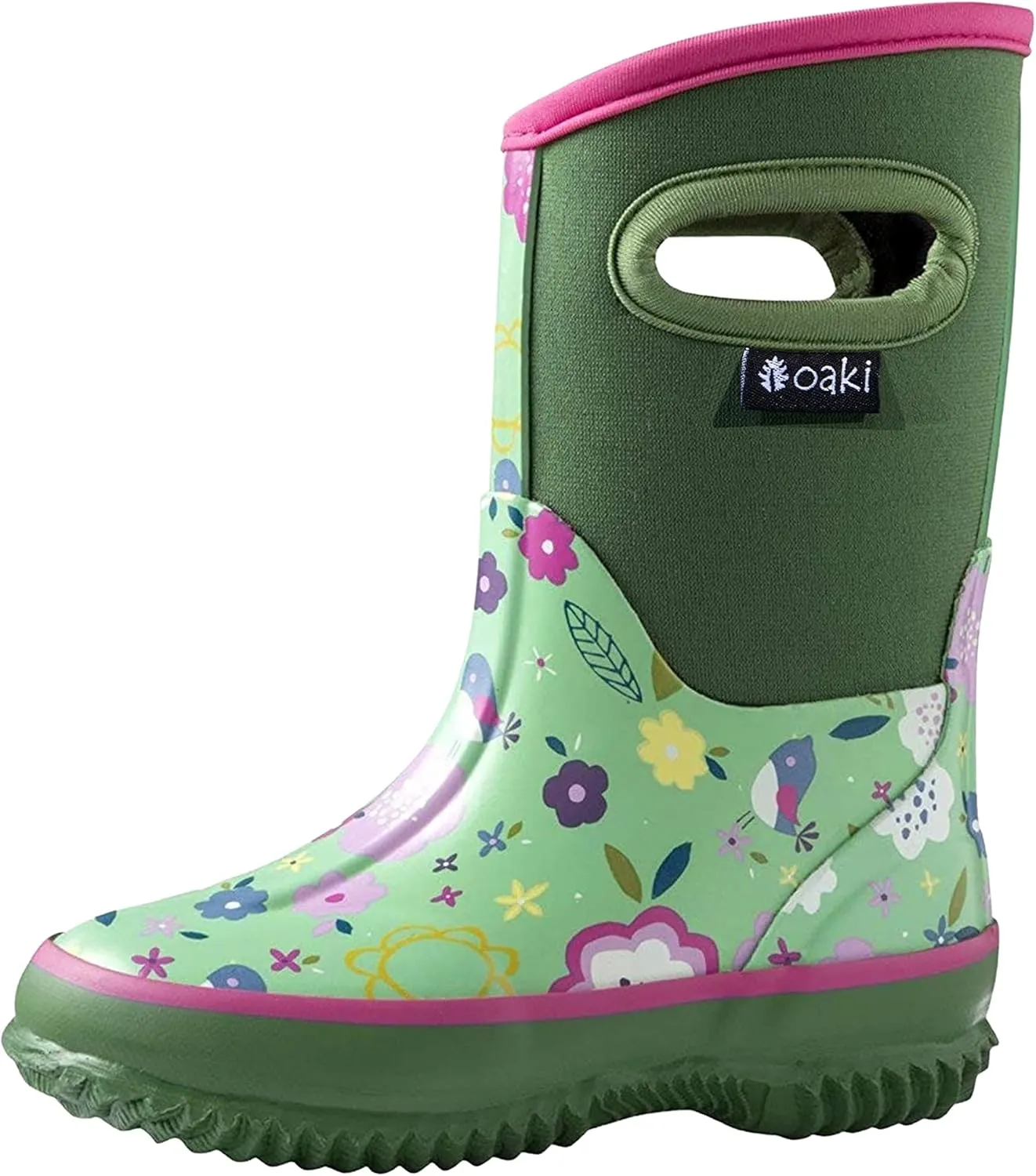 OAKI Kid's Neoprene Rain Boots, Snow Boots, Muck Boots