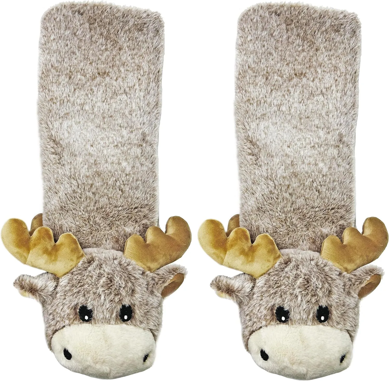 ooohyeah Womens Non Slip Fuzzy 3D Animal Slipper Socks, Funny Warm Cozy Fluffy Cute Indoor Slippers with Grippers