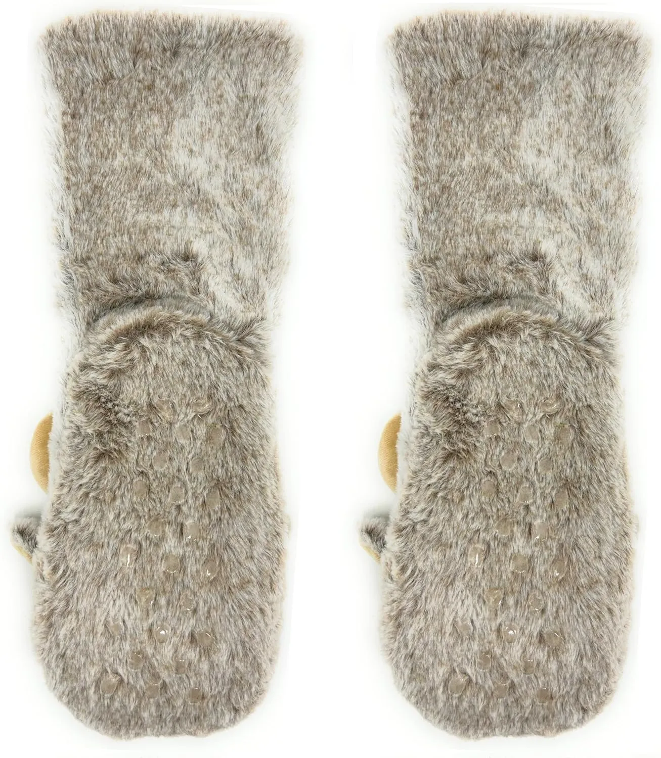 ooohyeah Womens Non Slip Fuzzy 3D Animal Slipper Socks, Funny Warm Cozy Fluffy Cute Indoor Slippers with Grippers