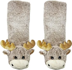 ooohyeah Womens Non Slip Fuzzy 3D Animal Slipper Socks, Funny Warm Cozy Fluffy Cute Indoor Slippers with Grippers